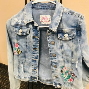 Justice jean jacket
